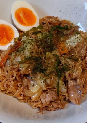 超簡単！アラビアン焼きそば袋麺！-レシピのメイン写真