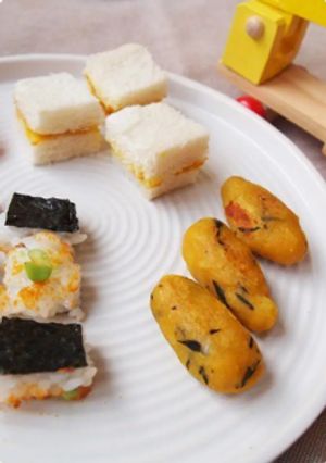 【離乳食後期～】手づかみかぼちゃいももち-レシピのメイン写真