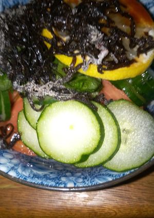 トマトときゅうりと大葉のサラダ-レシピのメイン写真