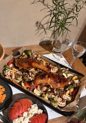 ローストチキンオーブン焼き-レシピのメイン写真