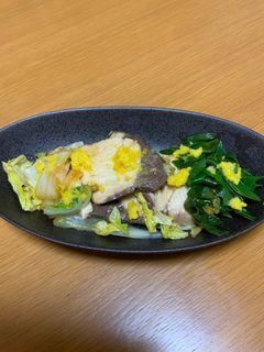 ぶりと白菜のさっと煮(ゆずの香り)-レシピのメイン写真