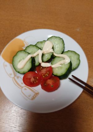 きゅうり&ミニトマト-レシピのメイン写真