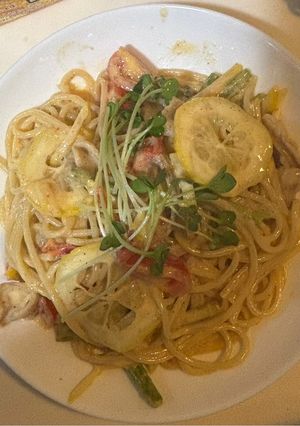 レモンクリームパスタ-レシピのメイン写真
