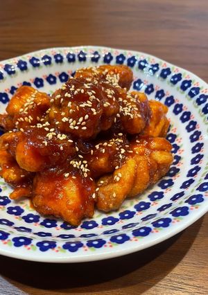 目指せ！給食のヤンニョムチキン-レシピのメイン写真