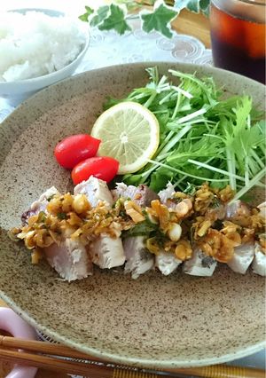 魚料理★はまち鰤ステーキバター醤油ねぎソース-レシピのメイン写真