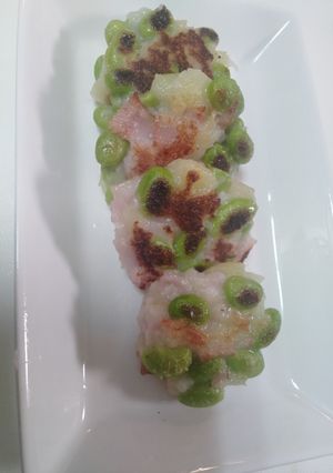 【もちもちヘルシー】枝豆ベーコンポテト焼-レシピのメイン写真