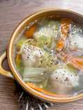 すぐできる⭐︎鶏団子の春雨スープ