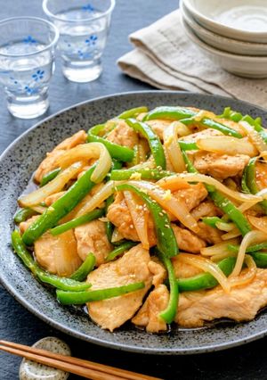 簡単♪鶏胸肉(ささみ)のしょうが焼き-レシピのメイン写真