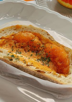 蒸しエビチリたまごパリジャン-レシピのメイン写真