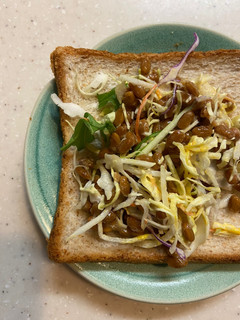 簡単!!納豆サンドイッチ-レシピのメイン写真