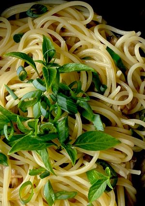 冷凍オクラde簡単冷製パスタ-レシピのメイン写真