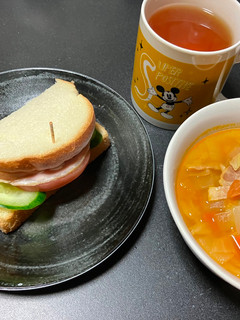 ベーコンと野菜のスープ-レシピのメイン写真