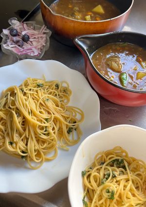 大葉のジェノベーゼ風パスタ-レシピのメイン写真