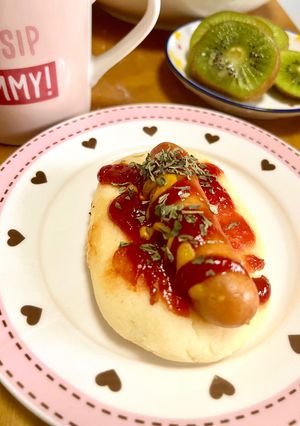 お手軽に米粉お豆腐ウィンナーパン発酵なし-レシピのメイン写真