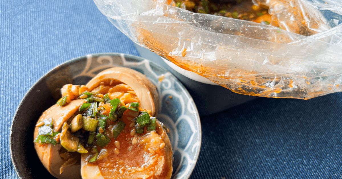 63℃ 「よだれ鶏ソース」にら饅頭 by 低温調理器BONIQ