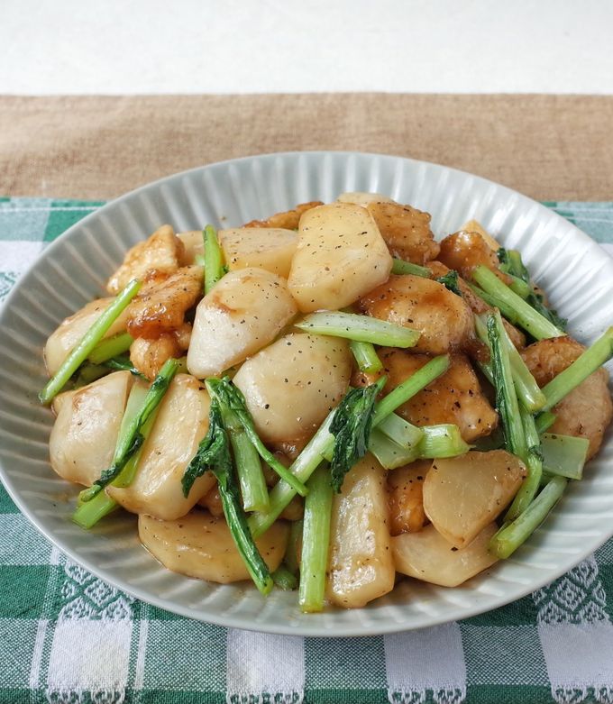 鶏むね肉とかぶの中華炒め by moj 【クックパッド】 簡単おいしい