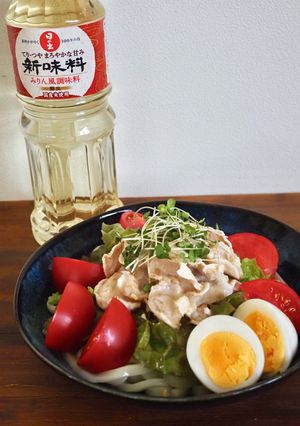 手作りタレの!冷しゃぶうどん-レシピのメイン写真