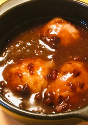 隠し味がイチゴジャムのぜんざい／おしるこ-レシピのメイン写真