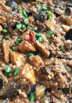 なすと豚ひき肉の甘辛味噌-レシピのメイン写真