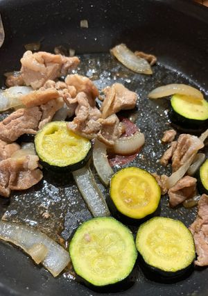 豚肉とズッキーニのさっぱり炒め-レシピのメイン写真