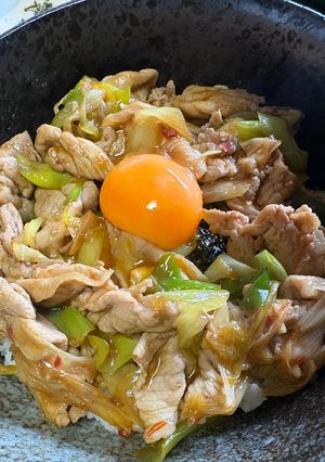 長ネギいっぱい豚丼-レシピのメイン写真