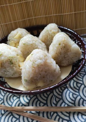 青海苔とチーズのおにぎり-レシピのメイン写真