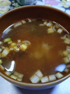 赤エビの頭で出汁を取った味噌汁-レシピのメイン写真