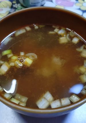 赤エビの頭で出汁を取った味噌汁-レシピのメイン写真
