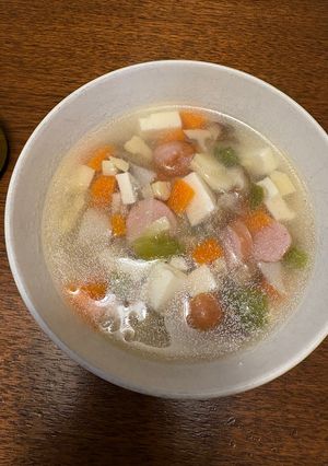 切って煮るだけ〜コロコロ野菜スープ-レシピのメイン写真