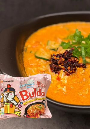 ブルダック炒め麺でアレンジスープ麺-レシピのメイン写真