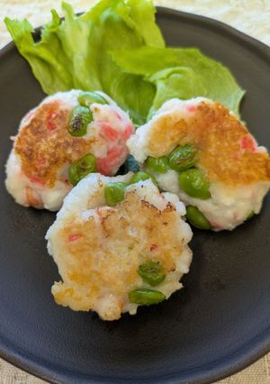 枝豆とはんぺんのお焼き-レシピのメイン写真