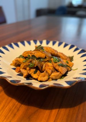 バジルと鶏肉のさっぱり炒め-レシピのメイン写真