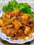 簡単夕飯昼食!鶏ささみ茸ポークチャップ風おつまみ