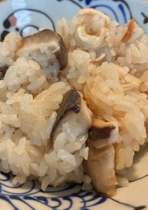 梅干しと椎茸の炊き込みご飯-レシピのメイン写真