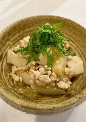 鶏ひき肉と根菜のそぼろ煮-レシピのメイン写真