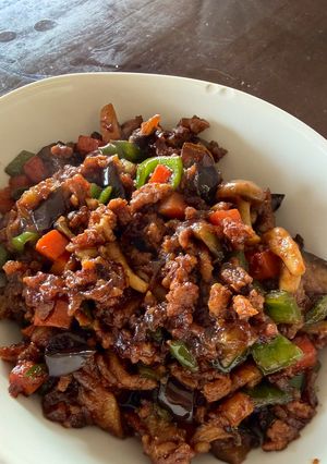 【作り置き】茄子と野菜の甘味噌丼-レシピのメイン写真