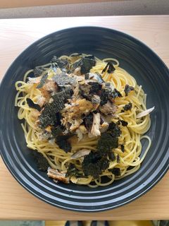 鯖の塩焼きリメイクパスタ-レシピのメイン写真