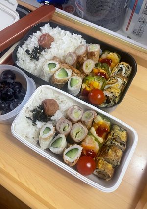 20240902娘ちゃん息子っちのお弁当-レシピのメイン写真