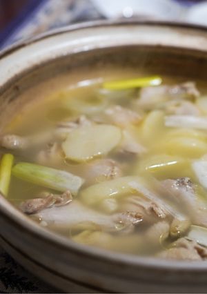 【韓国】土鍋で煮込むタッカンマリ-レシピのメイン写真