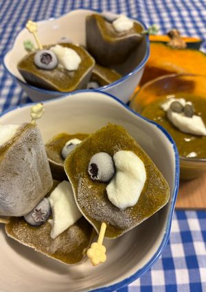 パンプキン＆マンゴーアイスキャンディー-レシピのメイン写真