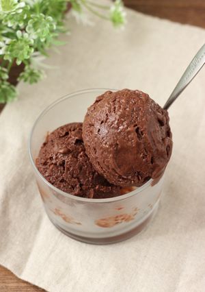 生クリームなし！濃厚★至福のチョコアイス-レシピのメイン写真