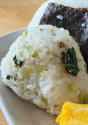 ごま小松菜おにぎり-レシピのメイン写真