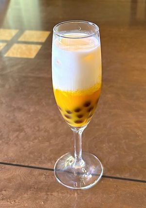 可愛い💕タピオカ🧋マンゴーミルク🥭🥛-レシピのメイン写真