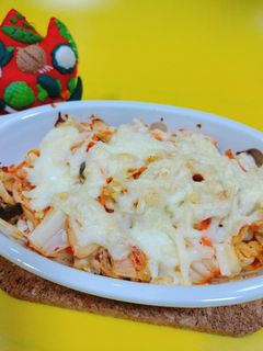 野菜とキムチのチーズ焼き-レシピのメイン写真