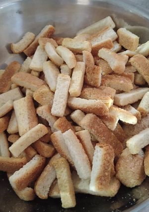 油で揚げない食パンの耳のラスク-レシピのメイン写真