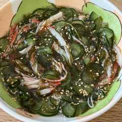 もずくときゅうりとカニカマの酢の物-レシピのメイン写真