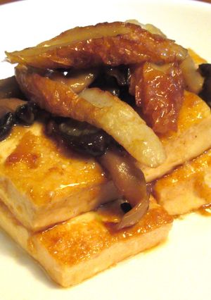 【 ちくわと木綿豆腐とひらたけの照り焼き 〗-レシピのメイン写真