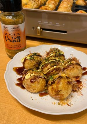 クセになる！カレースパイスたこ焼き-レシピのメイン写真