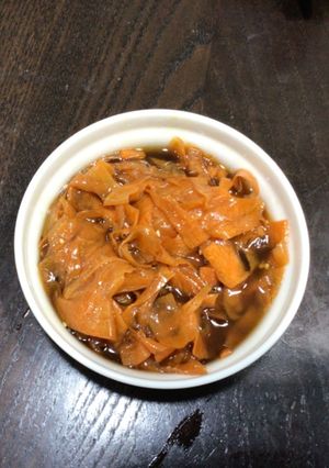 ご飯にぴったり！　にんじんのごまあえ-レシピのメイン写真