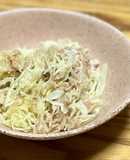 レンジでキャベツだけのツナ塩レモン蒸し